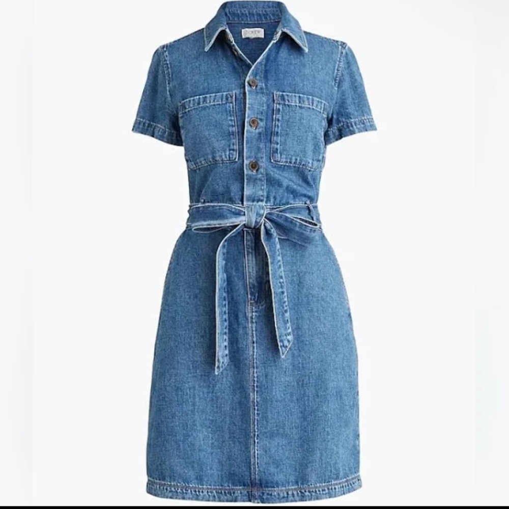 NWT / J.crew factory Denim utility dress